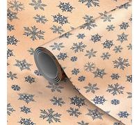 Zopper Christmas Wrapping Paper Roll, 44.5cm x 25m Kraft
