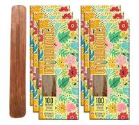 ZOPPER Citronella Incense Sticks (600 Pack) with 6 Holders, Outdoor Insect & Mosquito Repellent Sticks for Garden, Patio, Camping & Home, Long Lasting Bug Repellent Incense