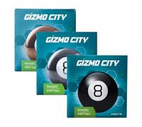 ZOPPER Classic Magic Eight Ball, Assorted Colours, Black Gold Chrome