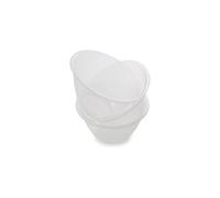 ZOPPER Clear Plastic Kitchen Mixing Bowl, Serving Bowl | Lightweight, Easy to Clean, Multipurpose Mixing Bowl for Fruit, Vegetable, Salad-Set of 3 (15cm)