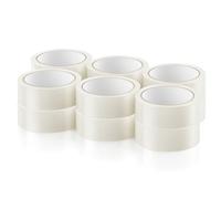ZOPPER Clear Tape 12 Rolls of 66m x 24mm Multi-Purpose Adhesive Tape for Household Objects Office, School & Crafts Transparent Stationery Tape for Everyday Use