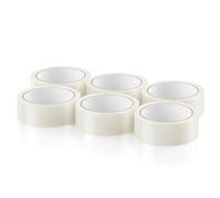 ZOPPER Clear Tape 6 Rolls of 66m x 24mm Multi-Purpose Adhesive Tape for Household Objects Office, School & Crafts Transparent Stationery Tape for Everyday Use