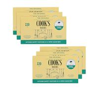 ZOPPER Cook's Safety Matches Long Stem 6 x 220 Sticks - Kitchen Matches for Candles, Fireplace, BBQ & Gas Stove - Strong Strike, Reliable Ignition, Long Burning Matchsticks Bulk Pack