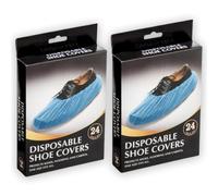 Zopper Disposable Shoe Covers Shoe Protector for Men & Women Non Slip Water-Resistant Booties Durable & Dust-proof Ideal For Indoor & Outdoor Use, Carpet, Floor, Rain, Cycling (48 Piece Set)