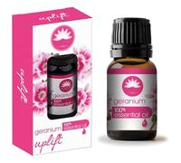 Zopper Essential Oil Pack of 4 x 10ml Geranium | Uplifting Aromatherapy Oil for Diffuser, Home, Relaxation & Spa