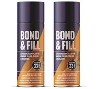 ZOPPER Expanding Foam Filler Spray 500ml for Bonding, Filling, Sealing & Insulating - Ideal for Filling and Sealing Awkward Gaps, Hollows & Cavities - Can be Cut, Sanded, Plastered or Painted - 2Pk