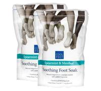 ZOPPER Foot Soak Spearmint & Menthol 450g - Soothing & Relaxing Soak Helps Relax Tired & Aching Muscles and Reduce Foot Odour - Pack of 2
