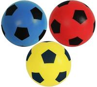 ZOPPER Fun Sport Foam Football - Soft Sponge Foam Soccer Ball, Indoor Outdoor Football Great Fun & Suitable For All Ages - Adults And Kids Boys & Girls (Set Of 3, 20CM)