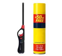 ZOPPER Gas Lighter Refill 300ml, Long Neck BBQ Lighter Bundle