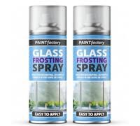 Zopper Glass Frosting Spray, 2 x 400ml, Frosted Effect | Quick-Drying Formula, Easy Spray Application, Enhanced Visual Privacy, Long-Lasting Decorative Finish