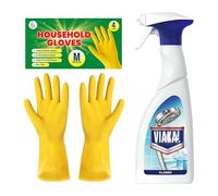 Zopper Limescale Remover Spray 500ml, 4 Pairs Medium