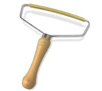 Zopper Lint Remover Stainless Steel With Wooden Handle Carpet Scraper Stair Cleaner Tool Fabric Shaver Rake Tool Ideal for Coat Fabrics Couch Pet Hairs