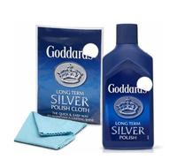 ZOPPER Long Term Silver Polish 125ml with Silver Polishing Cloth - Professional Silver Cleaner for Jewellery, Cutlery & Antiques - Anti-Tarnish Protection - Restores Shine & Removes Tarnish