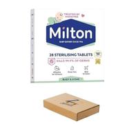 Zopper Milton Sterilising 28 Tablets For Cleaning baby feeding accessories and breastfeeding equipment Cleaning Baby Bottles Rinse-Free Ideal for Travel Home Household Hygiene