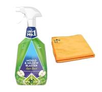 ZOPPER Mould & Mildew Remover Anti Mould Spray 750ml And Microfibre Cloth Ideal For Bathroom, Kitchen, Walls