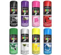 ZOPPER Multi-Colour Spray Paint Set, 8 Pack, 250ml Cans, Gloss