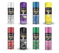 ZOPPER Multi-Colour Spray Paint Set - 8 Pack (250ml Cans) Gloss Aerosol Paint Bundle for DIY Crafts, Home & Décor (All-Purpose, Multi-Surface)