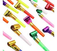ZOPPER - Party Blowers 20pk - blowers Noise Maker Kids Party Bag fillers Children Party Favor's for Wedding Birthday Baby Shower Hen Night Graduation Christmas Halloween
