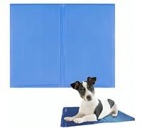 ZOPPER Pet Cooling Mat Small 50cm x 40cm Self-Cooling Foldable Mat Bed Water Resistant & Easy to Clean For Cats and Dogs - Ideal for Home, The Car, Crates and Kennels