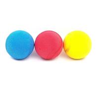 ZOPPER Set of 3 Soft Tennis Balls 6.5cm Colorful foam Sponge Ball For Outdoor & Indoor Use Games