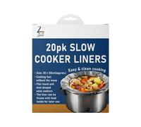 ZOPPER Slow Cooker Liners 30cm x 50cm 20-Pcs Large