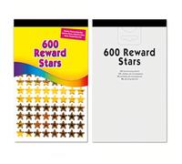 Zopper Stars Reward Stickers Over 600 Gold/Silver/Bronze Star Stickers Ideal for Home, School, Office, Great Rewarding Fun School Praise Reward Stickers