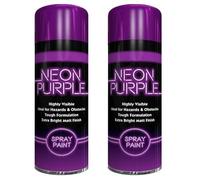 ZOPPER Ultraviolet Neon Purple Aerosol Spray Paint, 200ml Twin Pack