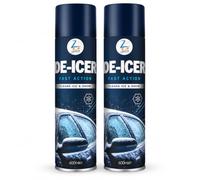 ZOPPER Windscreen De-Icer Spray 2 x 600ml - Fast Frost & Ice Remover | Quick Ice Melt Formula for Windows & Car Windscreens Rapid De-Icer Spray