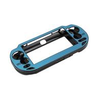 Zopsc Game Console Metal Case for PS Vita 1000 Console, Replacement Aluminum Alloy Protective Hard Case., Light Blue