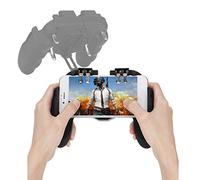 Zopsc Mobile Game Controller for PUBG Mobile Controller, Joystick Remote Grip Shooting Aim Keys for for phones under 6.5inch, Cellphone Gamepad Accessories, with Cooling Fan Mechanical,with USB Cable