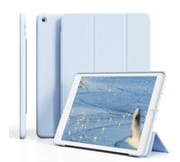 ZOPSGYU Case for iPad 9th Generation 2021, iPad 8th/7th Generation 2021/2020 without Pencil Holder, Slim Trifold Stand Cover with Soft TPU Back for iPad 10.2 Inch, Auto Wake/Sleep, Sky Blue