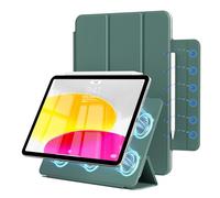 ZOPSGYU Magnetic Case for iPad Air 11 Inch 7th/6th Generation 2025/2024 M3/M2 iPad Pro 1st 2018, Air 10.9 Inch 5th/4th Gen 2022/2020 Ultra Thin Magnetic Fastening Auto Sleep/Wake (Midnight Green)