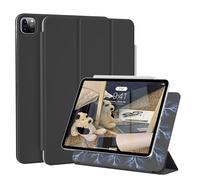 ZOPSGYU Magnetic Case for iPad Pro 11 Inch 4th/3rd/2nd Generation 2022/2021/2020, Powerful Magnetic Attachment, Detachable Folio Cover Support Pencil 2 Adsorption for iPad Pro 11“, Black