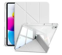ZOPSGYU Y Fold Case for iPad (A16) 11th Generation 11 Inch 2025/ iPad 10th Generation 10.9 Inch 2022 with Pencil Holder, Support Portrait Stand, Trifold & Y-shaped Clear Cover for iPad a16, Grey