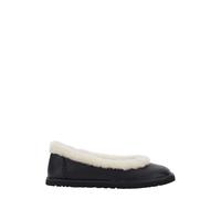 Zora Leather Ballet Flat - female - UGG - Slippers - Black - 7 UK - Shoes 7 UK