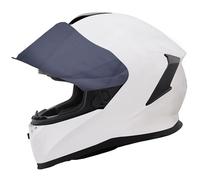 Zorax Falcon White XXL (63-64cm) Full Face Motorbike Helmet ECE 22.06 Approved + Extra Dark Smoke Visor