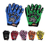 Zorax Green (M - 6cm) Child Kids MX Motocross Gloves Children Dirty Bike Quad Motorcycle Motorbike Gloves