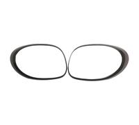 ZoraYorce 2PCS Rear Tail Light Bezel Trim Ring for Fiat 500L 2014-2020 | ZoraYorce 2PCS Left Right Rear Tail Light Bezel Trim Ring 68235995AA 68235996AA For Fiat 500L 2014-2020; ABS Glossy Black;