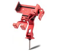 ZoraYorce 360 Swivel Universal Bicycle Phone Mount Bicycle Phone Holder Clamp (Red Handle)