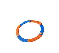 ZoraYorce 9.06x9.06x1.18Inch Flying Ring Folding Boomerangs Toy High Speed Wind Resistant Outdoor Sports Flying Ring Parent Child Interaction Game Toy for Kids Preschoolers (Blue Orange)