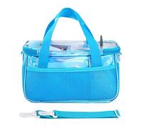 ZoraYorce - Carry bag with shoulder strap, portable storage bag, travel organiser for Toniebox, starter set for Tonies figures, headphones and charging station, blue, Casual