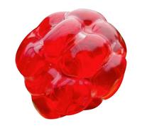 ZoraYorce Crinkle Noise Stress Ball Crystal Ice Beads Squeeze Toy Not Edible with Noisy Sensory Beads for Adults Kids Ages 3+ (Jade Red)