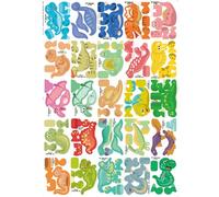 ZoraYorce DIY 3D Creative Paper Jigsaw Puzzle Smart Paper Jigsaw Puzzle Set Early Education Craft Assembly Toy for Classroom & Family Fun Activity (Dinosaurs)