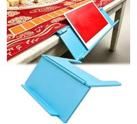 ZoraYorce Light Blue Mahjong Card Holder Foldable Design Under-Mat Slide-In Stand
