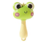 ZoraYorce Maracas Rattle Newborn Essentials Toy Early Education Musical Shaker Grip Training Handheld Rattle Gift for Baby Boy and Girl (Frog)