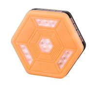 ZoraYorce Orange LED Magnetic Road Flare Warning Light IP67 Waterproof