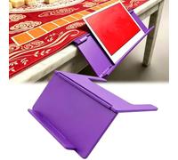 ZoraYorce Purple Mahjong Card Holder Foldable Design Under-Mat Slide-In Stand