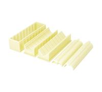 ZoraYorce Sushi Maker Plastic Kimbap Making Tools Sushis Rolls Mould DIY Cake Roll Molds for Rice Ball Making (1)