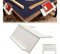 ZoraYorce White Mahjong Card Holder Foldable Design Under-Mat Slide-In Stand