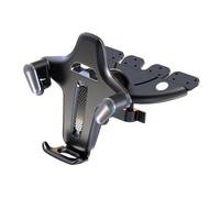 ZoraYorce Y-Shape Car CD Slot Phone Holder (Silver) | Y-Shape car vent holder for iPhone & all smartphones; 360° rotation; quick install; silicone clamps; stable ABS